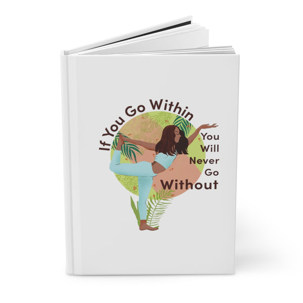 If You Go Within - BL - Hardcover Journal Matte