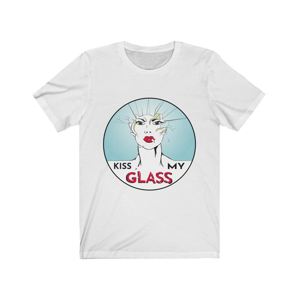 KISS MY GLASS -KMG-B Unisex Jersey Short Sleeve Tee