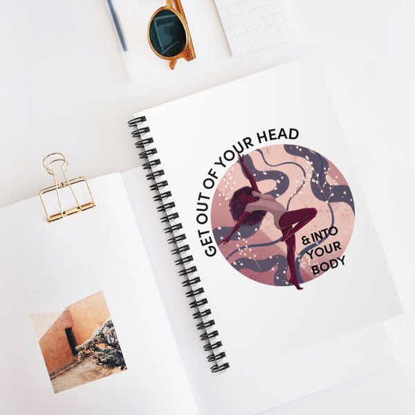 Get Out of Your Head – BL - Spiral Notebook - Ruled Line