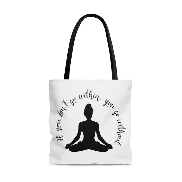 Yoga - Within Without - WOB -  Tote Bag