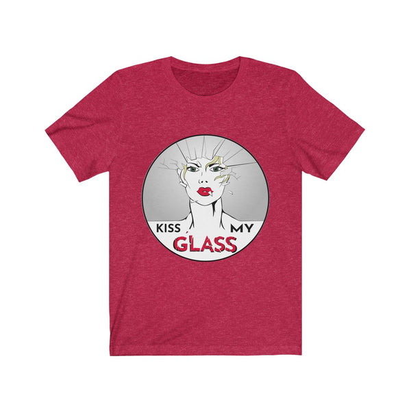 KISS MY GLASS -GRB- Unisex Jersey Short Sleeve Tee