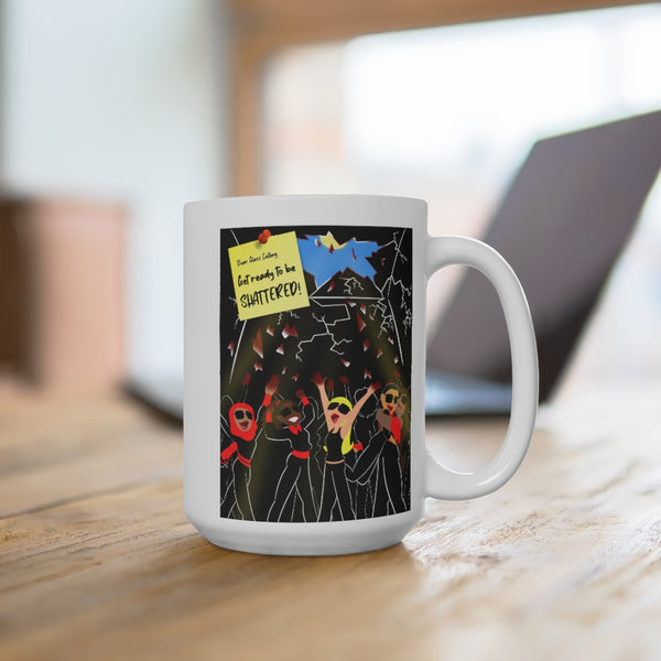 GLASS CEILING - OS-B - White Ceramic Mug