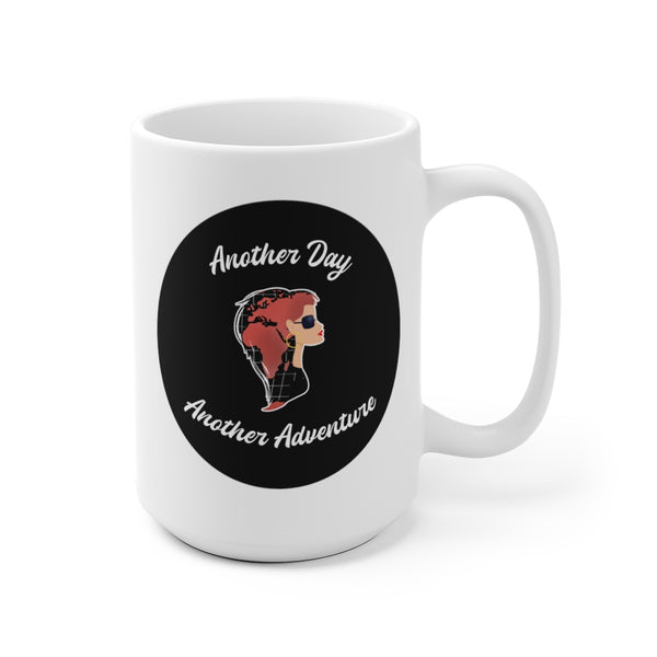 Another Day Another Adventure - B - White Ceramic Mug