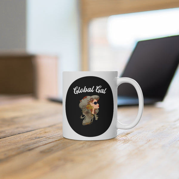 Global Gal - BC - White Ceramic Mug