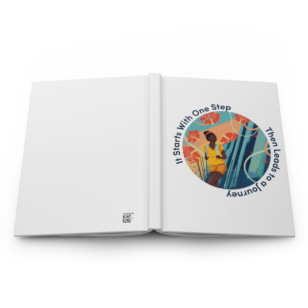 It Starts With One Step - BL - Hardcover Journal Matte