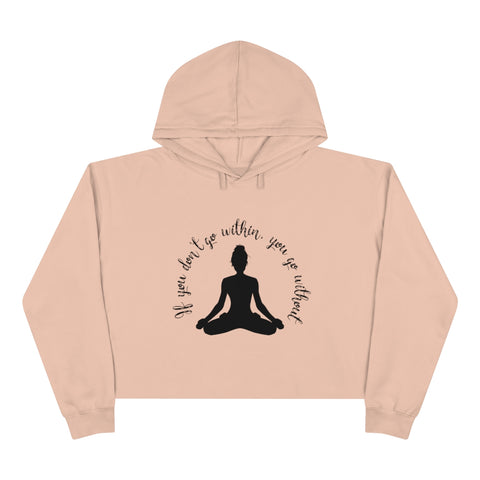 Yoga - Within Without - WO - Crop Hoodie