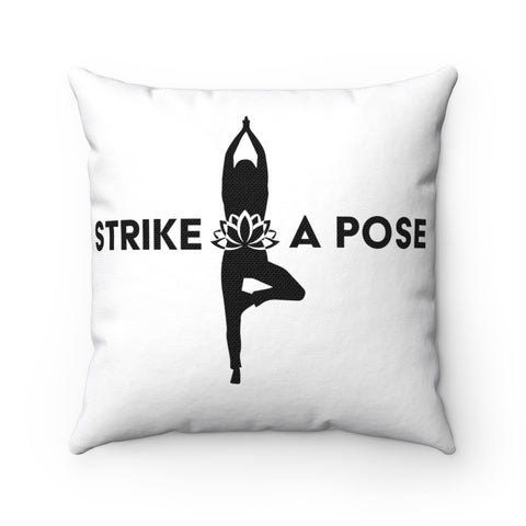 Yoga - Pose - WOB -  Square Pillow