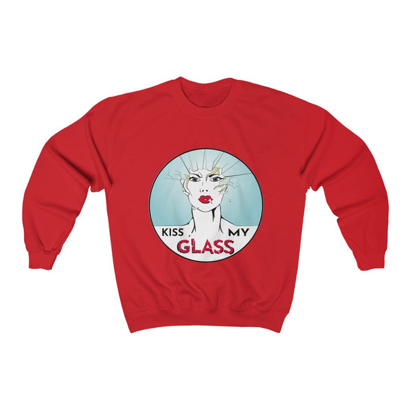 KISS MY GLASS - Unisex Heavy Blend™ Crewneck Sweatshirt