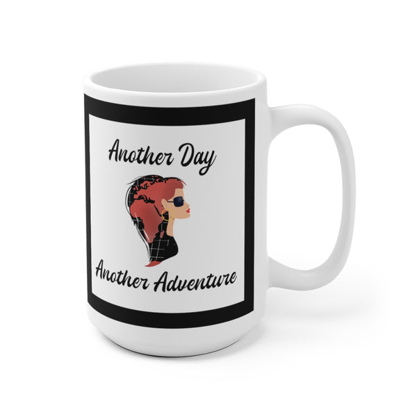 Another Day Another Adventure - B SQ - White Ceramic Mug