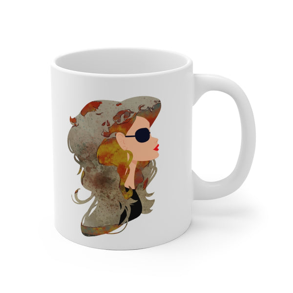 Global Gal - White Ceramic Mug