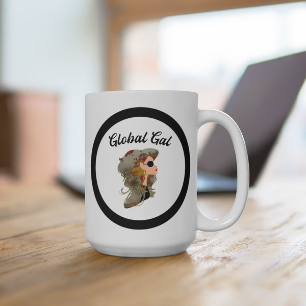 Global Gal - White Ceramic Mug