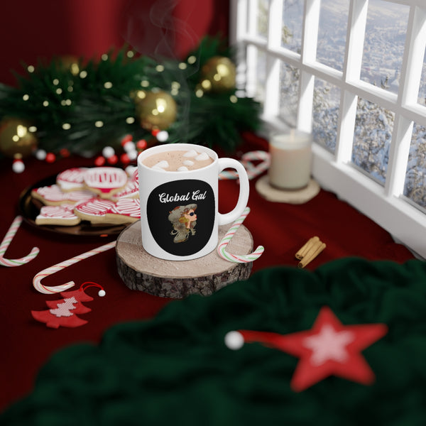 Global Gal - BC - White Ceramic Mug