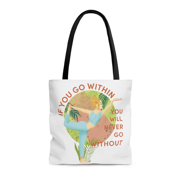 If You Go Within - BR - AOP Tote Bag