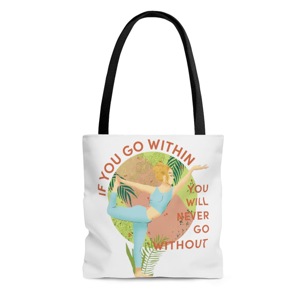 If You Go Within - BR - AOP Tote Bag