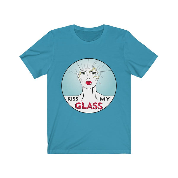 KISS MY GLASS -KMG-B Unisex Jersey Short Sleeve Tee