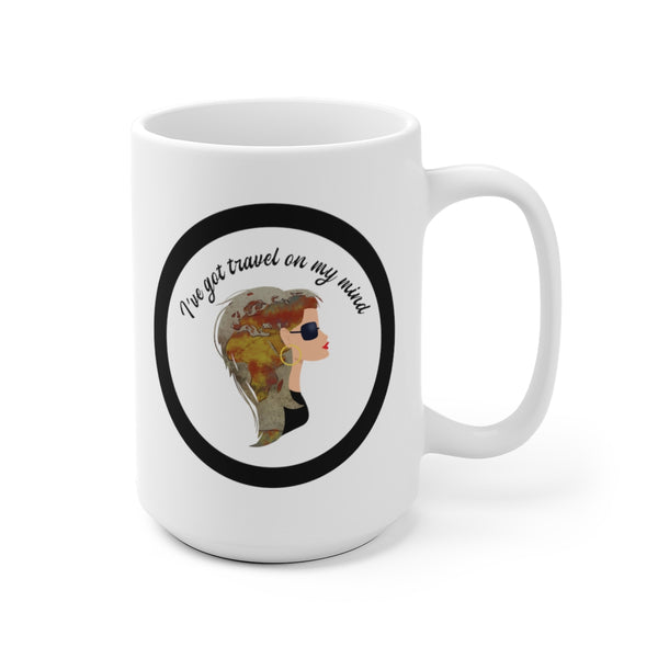 Travel On My Mind - WBC - White Ceramic Mug