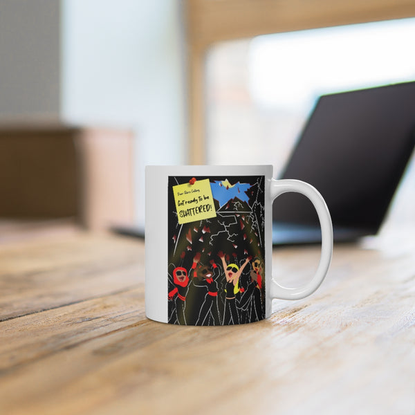 GLASS CEILING - OS-B - White Ceramic Mug