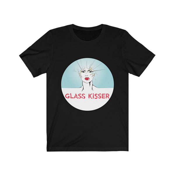 KISS MY GLASS -GK-B Unisex Jersey Short Sleeve Tee