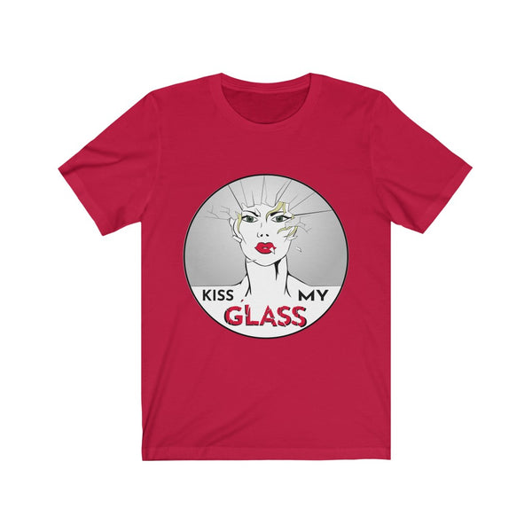 KISS MY GLASS -GRB- Unisex Jersey Short Sleeve Tee