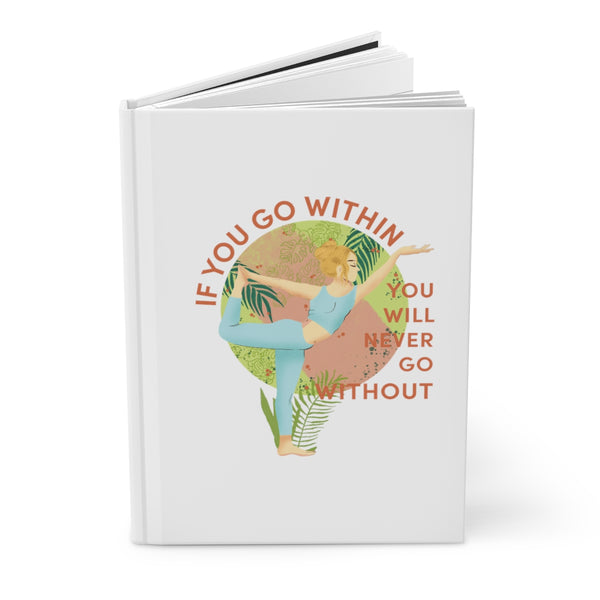 If You Go Within - BR - Hardcover Journal Matte