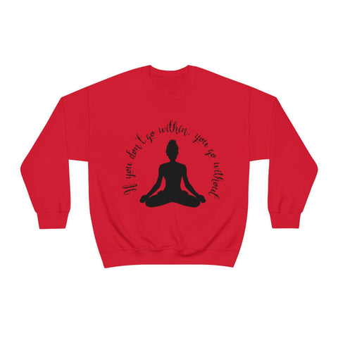 Yoga - Within Without - WO - Unisex Heavy Blend™ Crewneck Sweatshirt