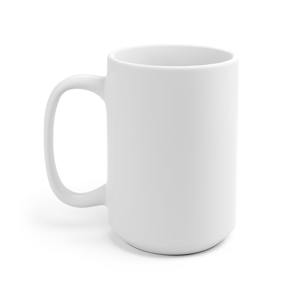 CUPPA JOE -  Blue - White Ceramic Mug