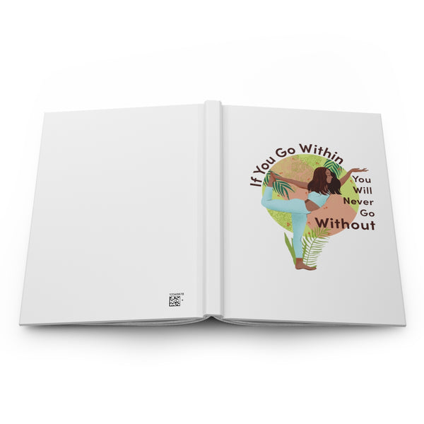 If You Go Within - BL - Hardcover Journal Matte
