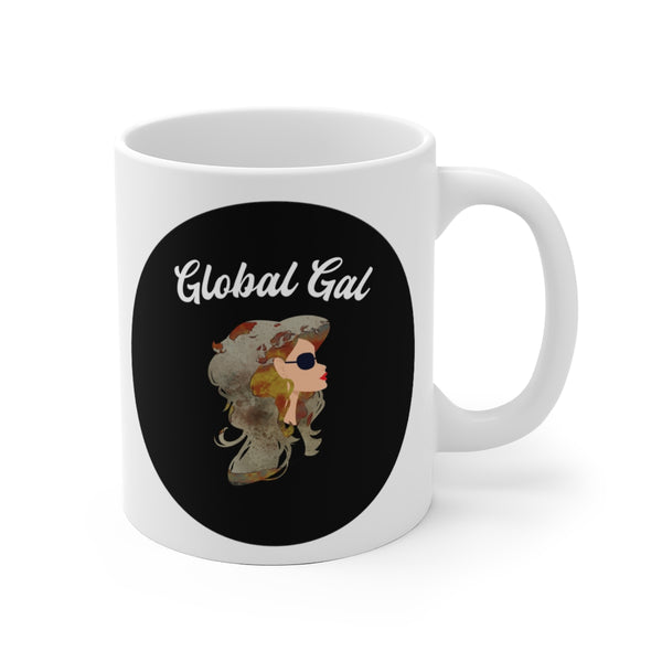 Global Gal - BC - White Ceramic Mug