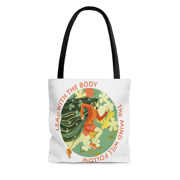 Lead With The Body - BL - AOP Tote Bag