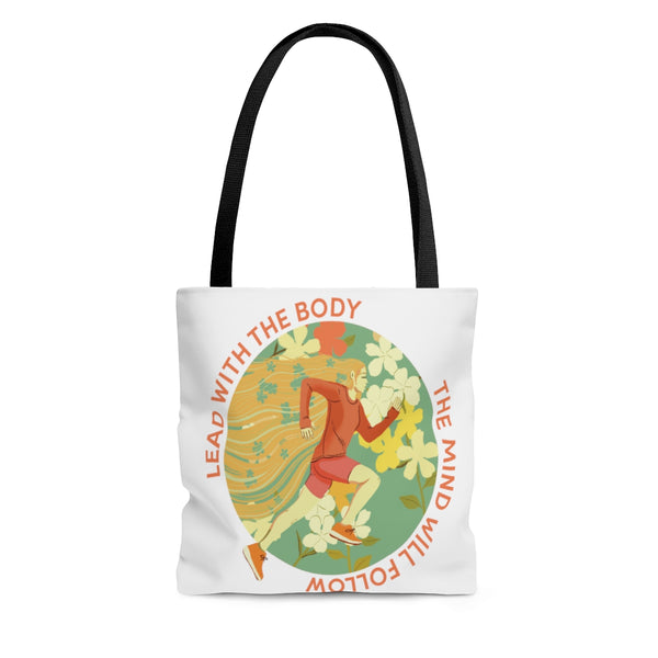 Lead With The Body - BR - AOP Tote Bag