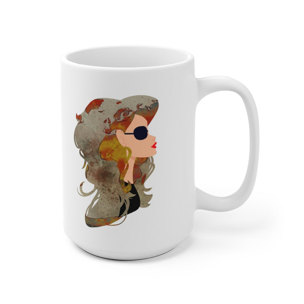 Global Gal - White Ceramic Mug