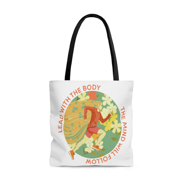 Lead With The Body - BR - AOP Tote Bag