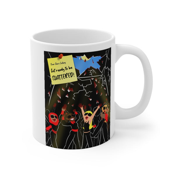 GLASS CEILING - OS-B - White Ceramic Mug