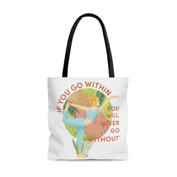 If You Go Within - BR - AOP Tote Bag