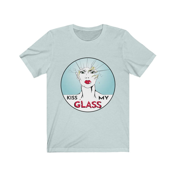 KISS MY GLASS -KMG-B Unisex Jersey Short Sleeve Tee
