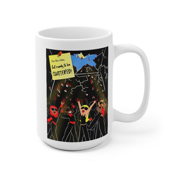 GLASS CEILING - OS-B - White Ceramic Mug