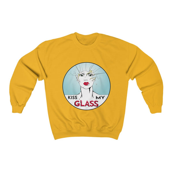KISS MY GLASS - Unisex Heavy Blend™ Crewneck Sweatshirt