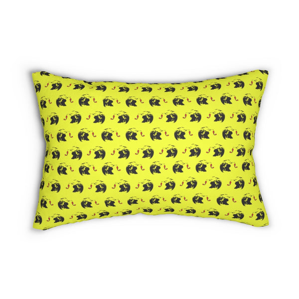 THE SAY WAT SHOP -Y- Spun Polyester Lumbar Pillow
