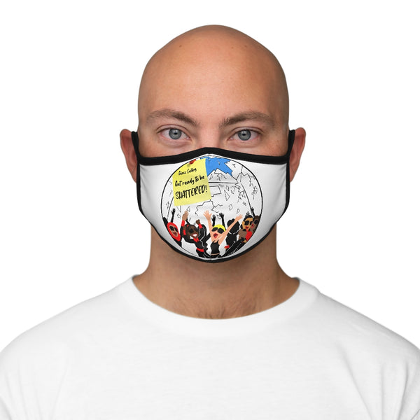 GLASS CEILING - SW- Fitted Polyester Face Mask
