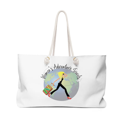 Women's Adventure Travels  - Blonde Woman - Weekender Bag