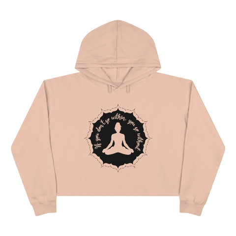 Yoga - Within Without - BL - Crop Hoodie