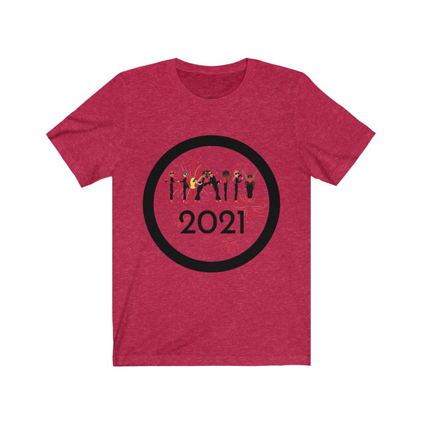 HAPPY 2021 -CB- Unisex Jersey Short Sleeve Tee