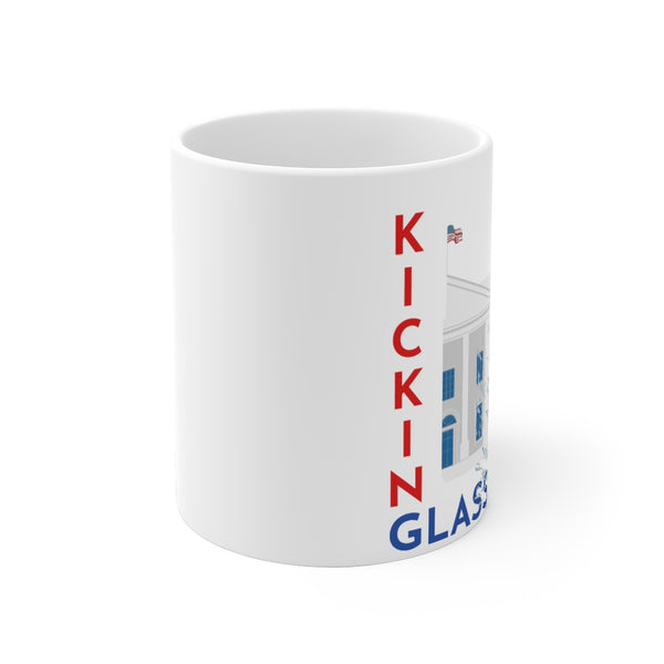 KICKING GLASS - Open - 2020 - White Ceramic Mug