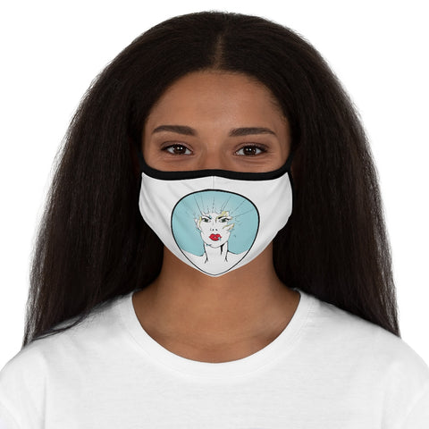 GLASS KISSER - C - Fitted Polyester Face Mask