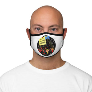 GLASS CEILING - SB - Fitted Polyester Face Mask