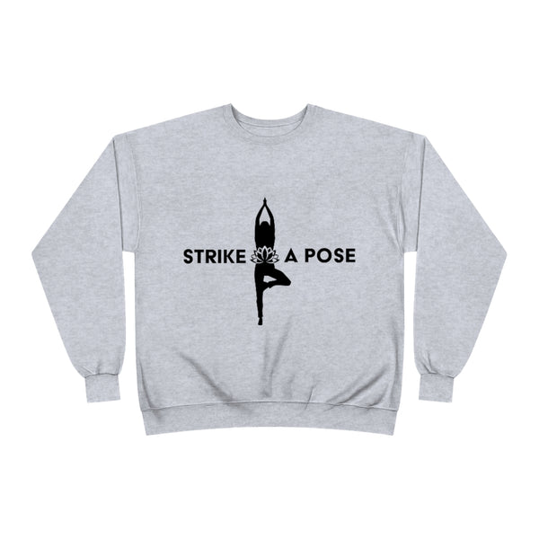 Yoga Strike a Pose - B - Crewneck Sweatshirt
