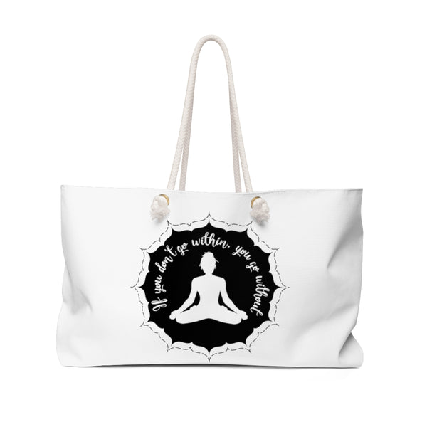 Yoga Within Without - BL - Weekender Bag