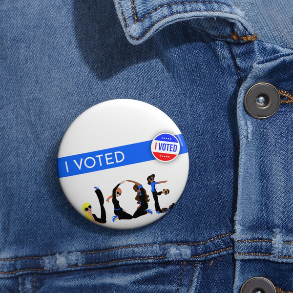 I VOTED JOE - 1-B- Custom Pin Buttons