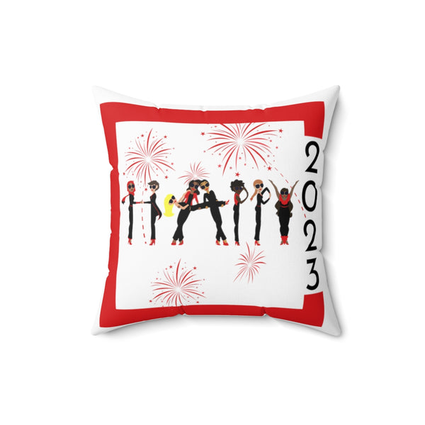 Holiday - Happy 2023 - SR - Square Pillow