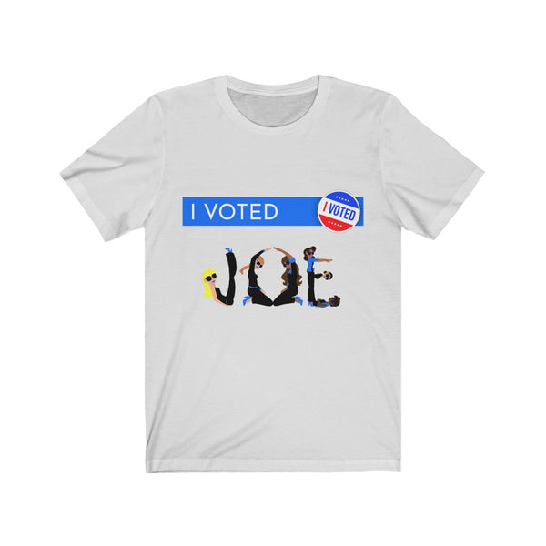 I VOTED JOE -1-BL Unisex Jersey Short Sleeve Tee